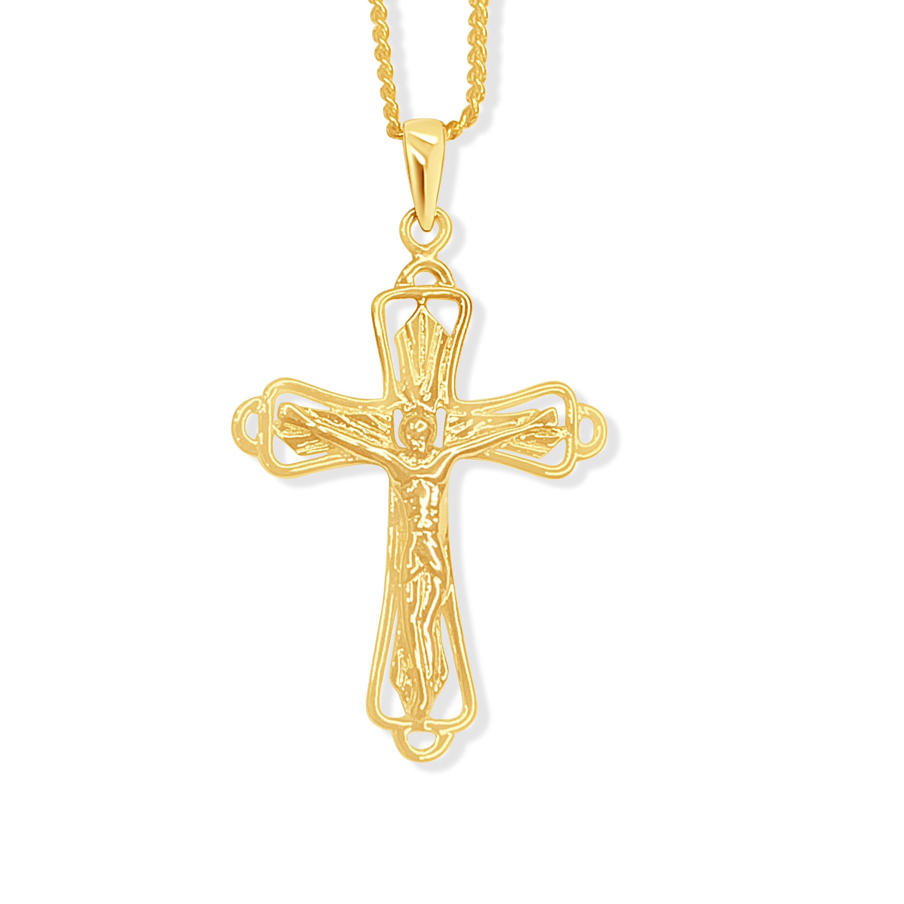 Gold cross clearance necklace nz