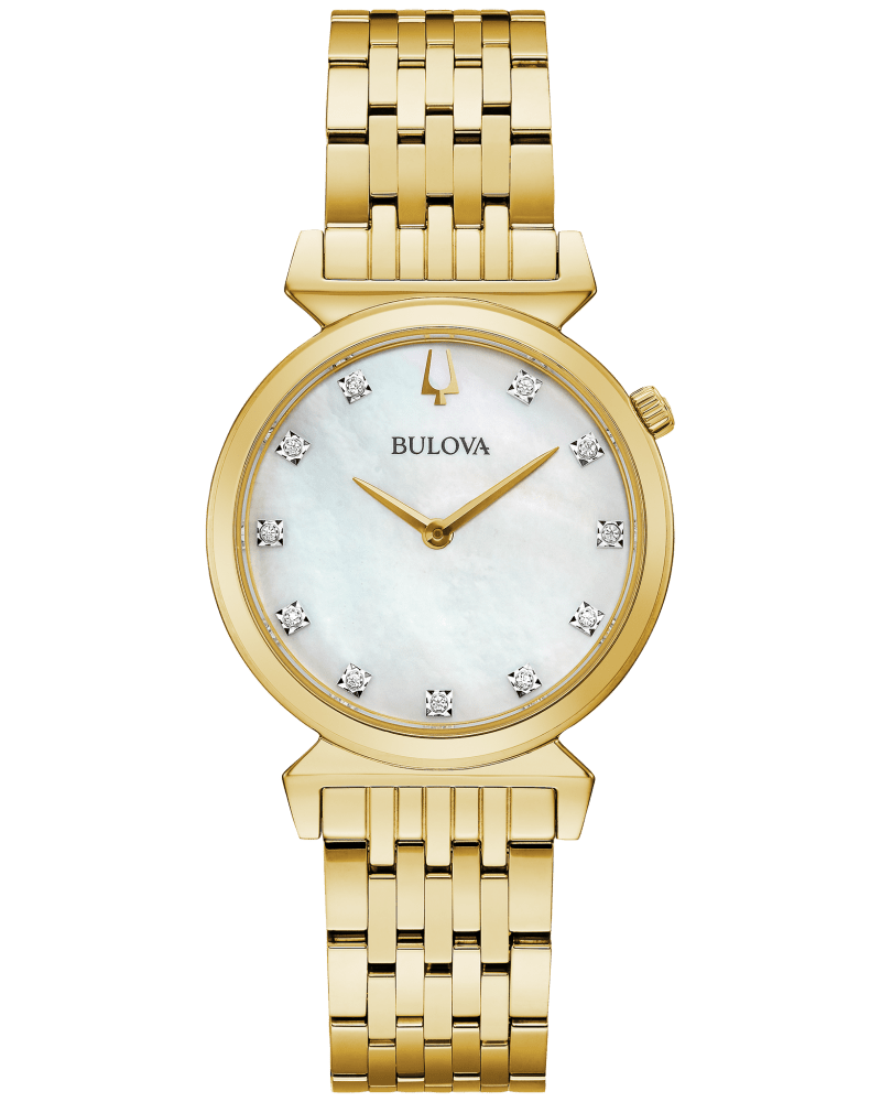 Bulova Regatta Women's Diamond Bracelet Strap Watch - 97P149 bulova 