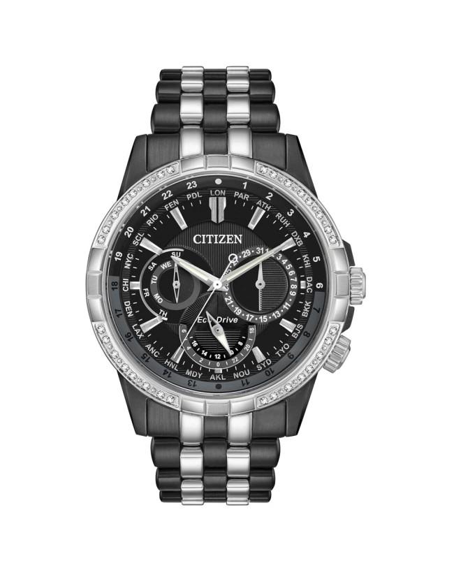 Citizen Eco-Drive Mens Diamond Set Watch - BU2088-50E Citizen Eco-Drive 