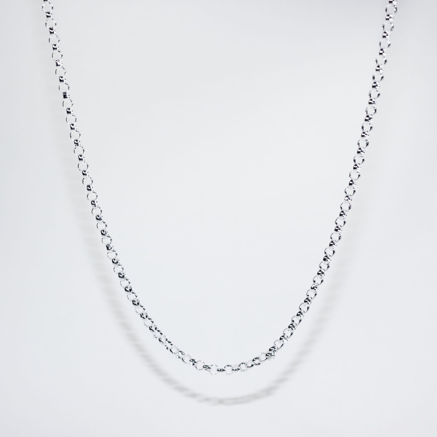 Sterling Silver B2 Round Belcher Chain Sterling Silver Chains 