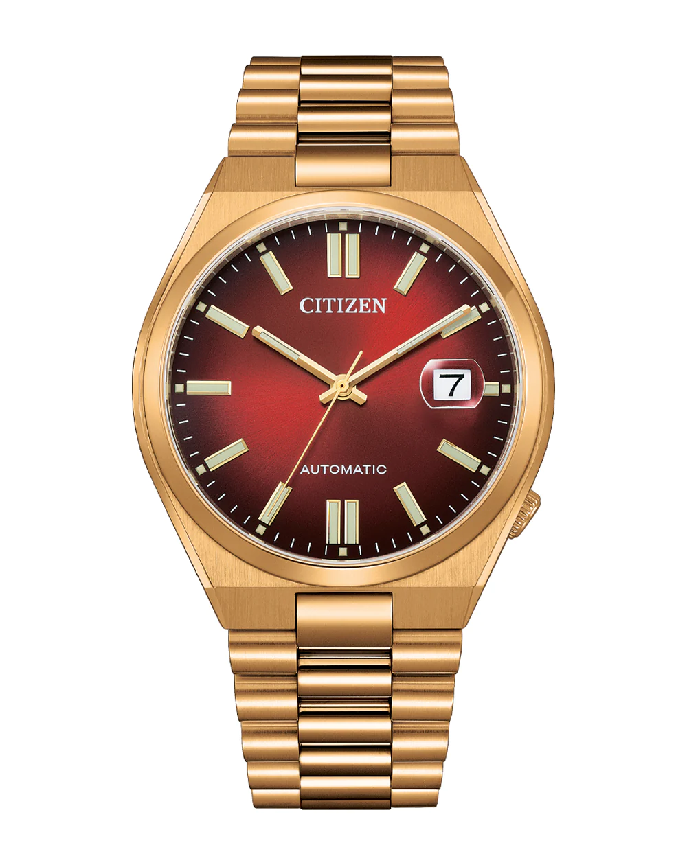 Citizen Men's "Tsuyosa" Automatic Burgundy Dial 50m WR Watch - NJ0153-82X