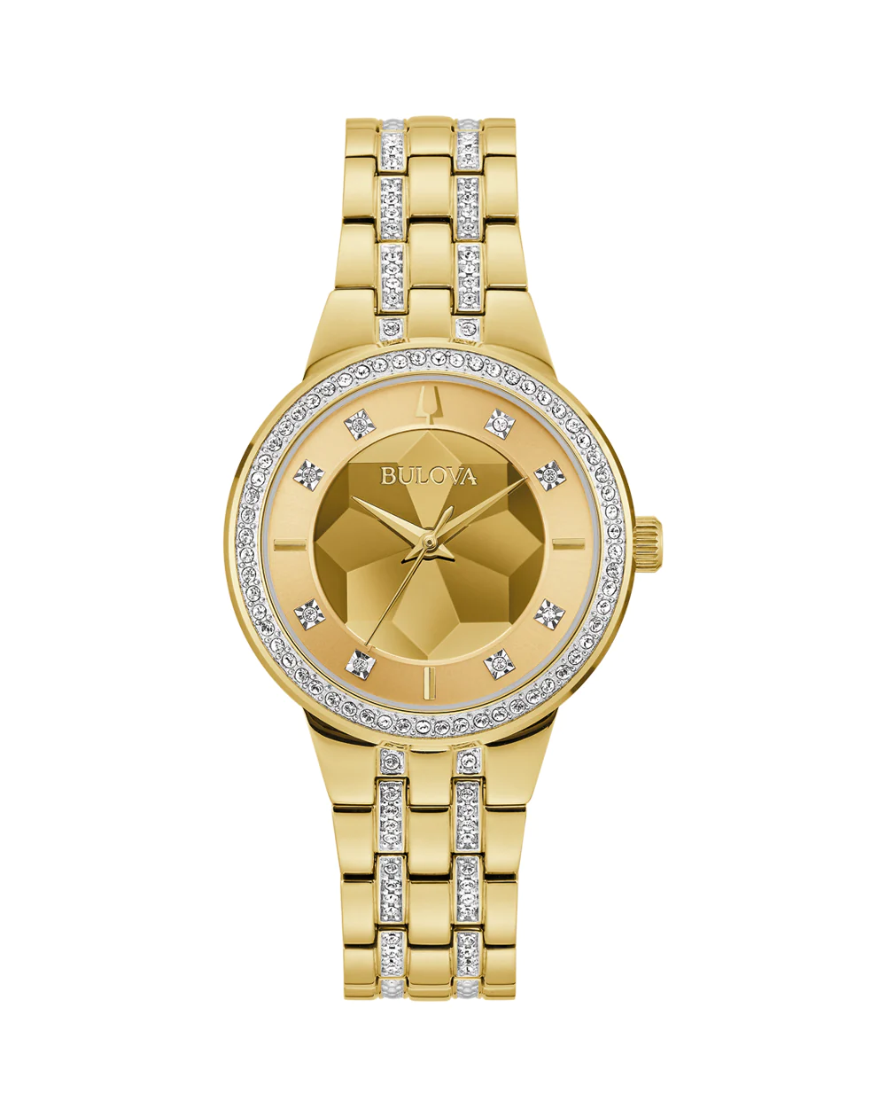 Bulova Phantom Gold Tone Ladies Watch - 97L176 bulova 