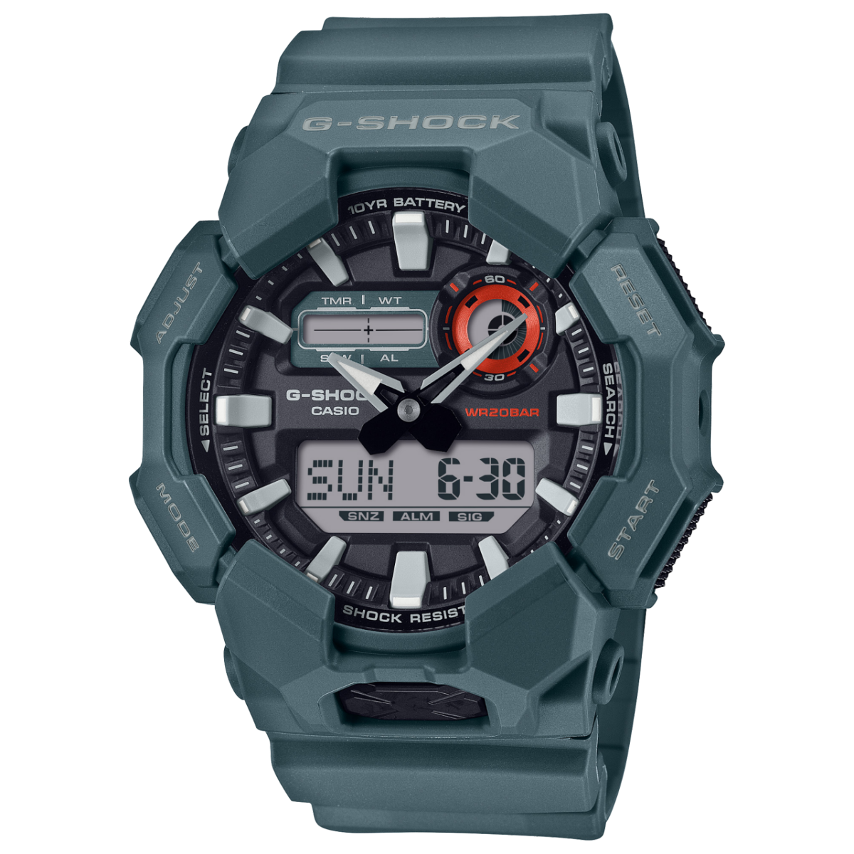 G-Shock Duel Rugged 200M WR 10YR Battery Watch - GA010-2A