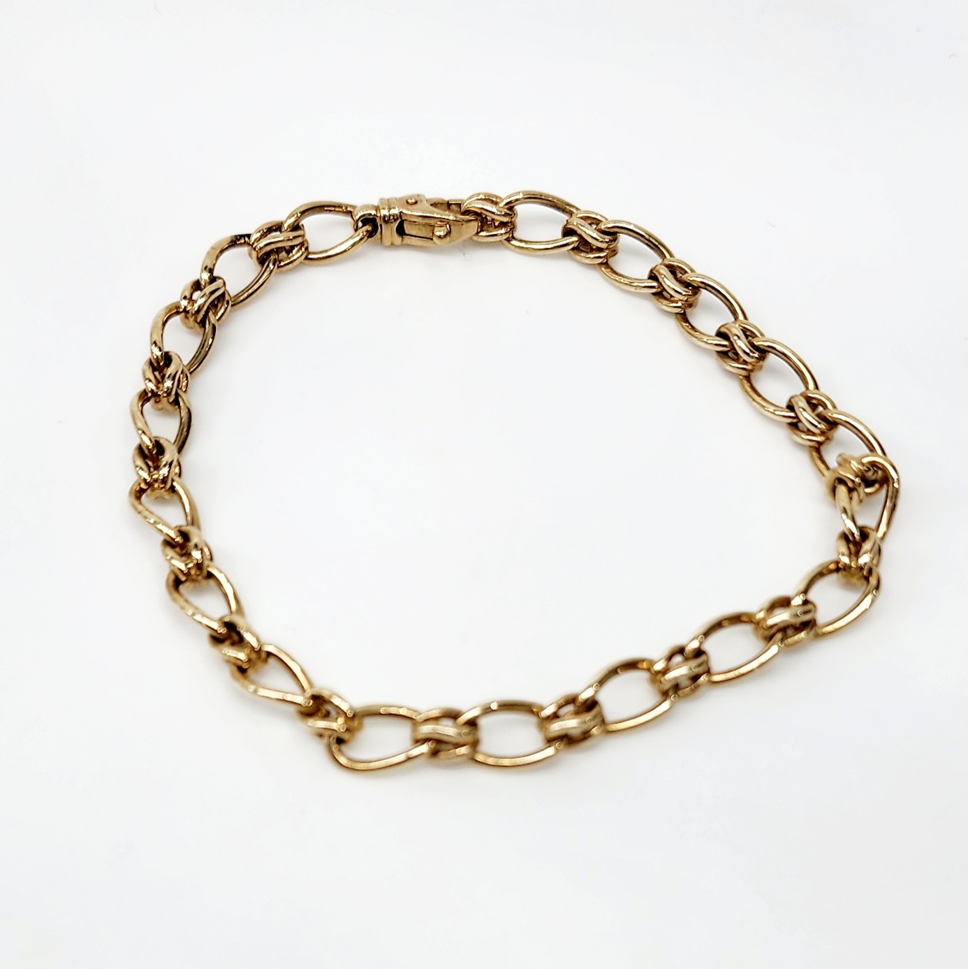 9ct Yellow Gold Fancy Link Ladies Bracelet Gold Bracelets 