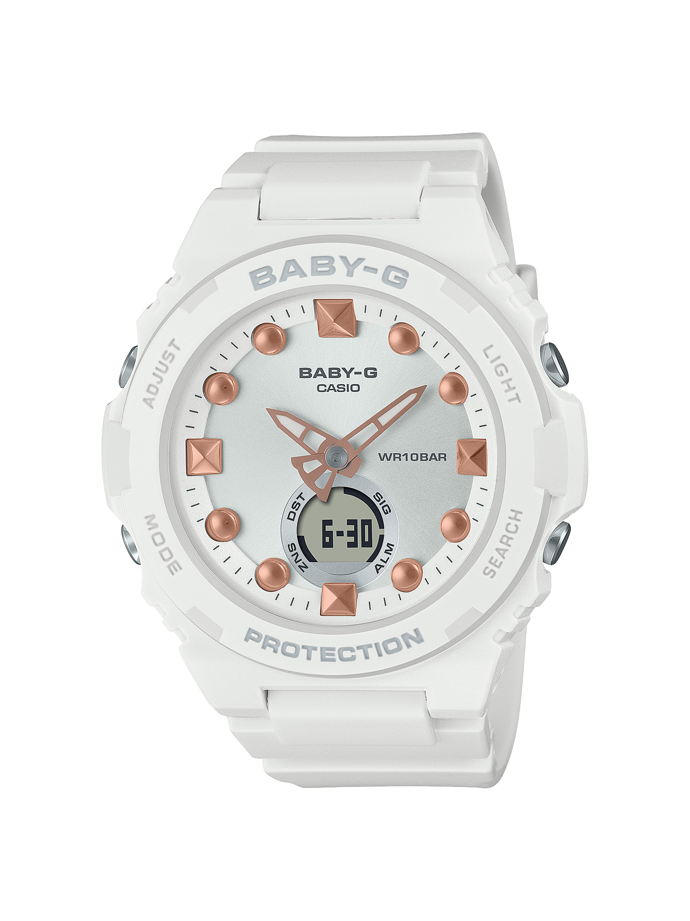 Baby g white rose gold online