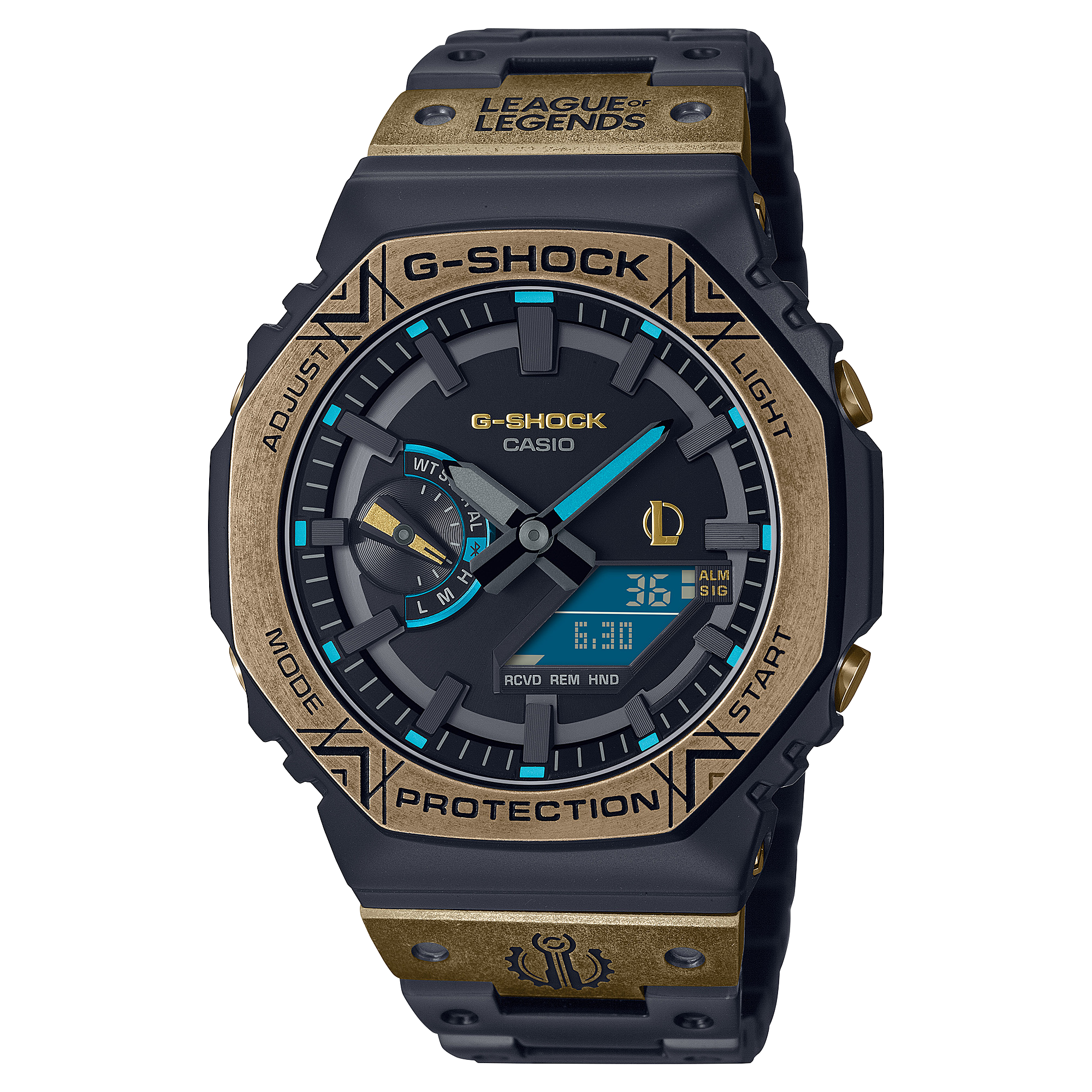 Casio G-Shock Duel Time "League if Legend" Collaboration 200m WR Bluetooth, Solar Powered Watch - GMB2100LL-1A