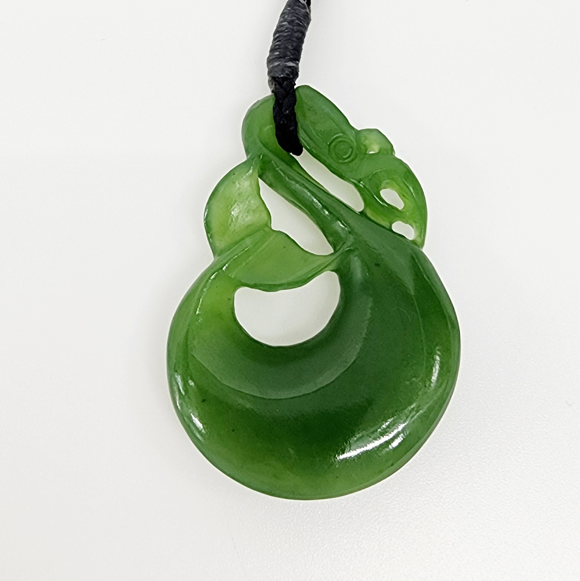 Pounamu Manaia Whale's Tail Necklace Greenstone?Jewellery 