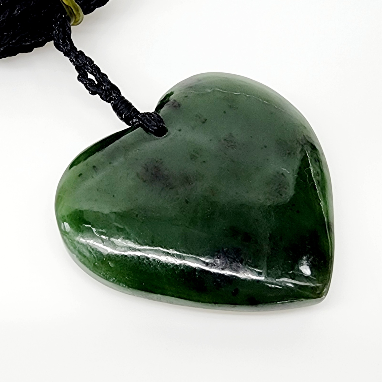 Pounamu Heart Necklace Greenstone?Jewellery 