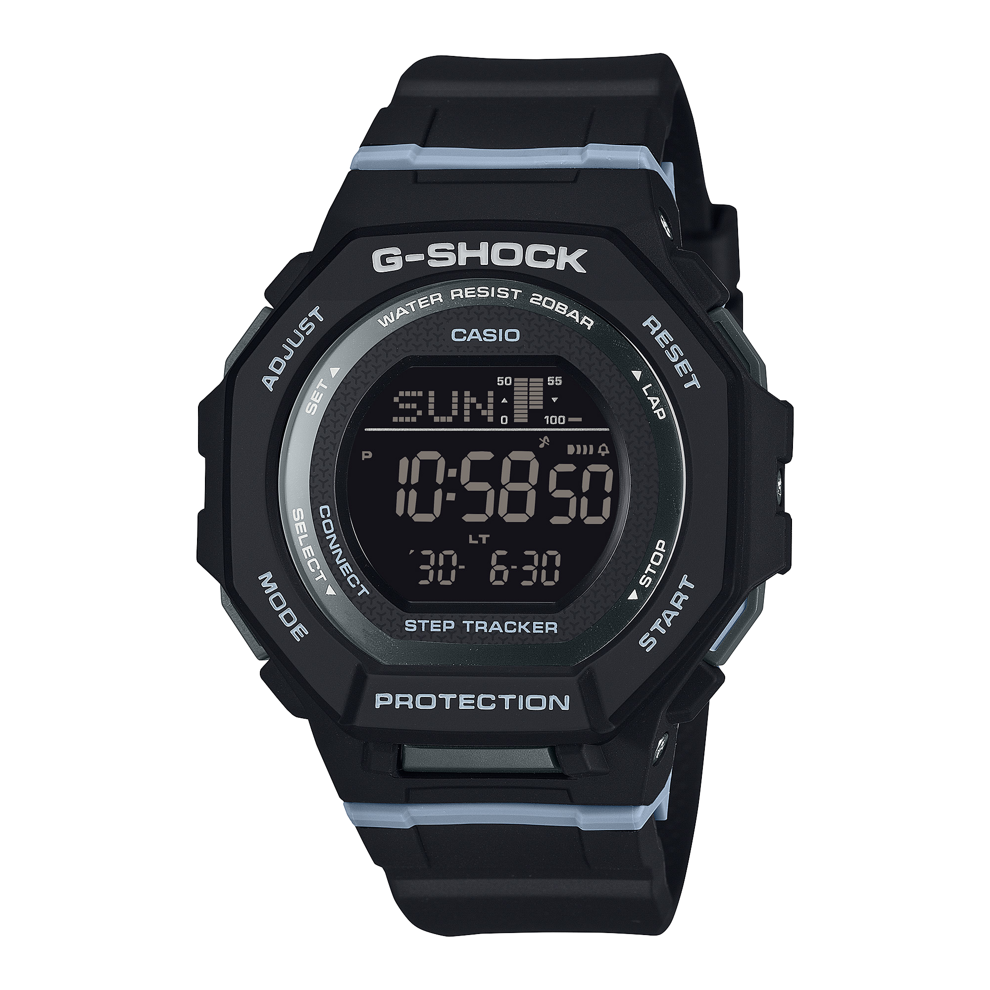 G-Shock Womens Series G-Squad Bluetooth Connectivity Step Tracker 200M WR - GMD-B300-1 G-SHOCK 