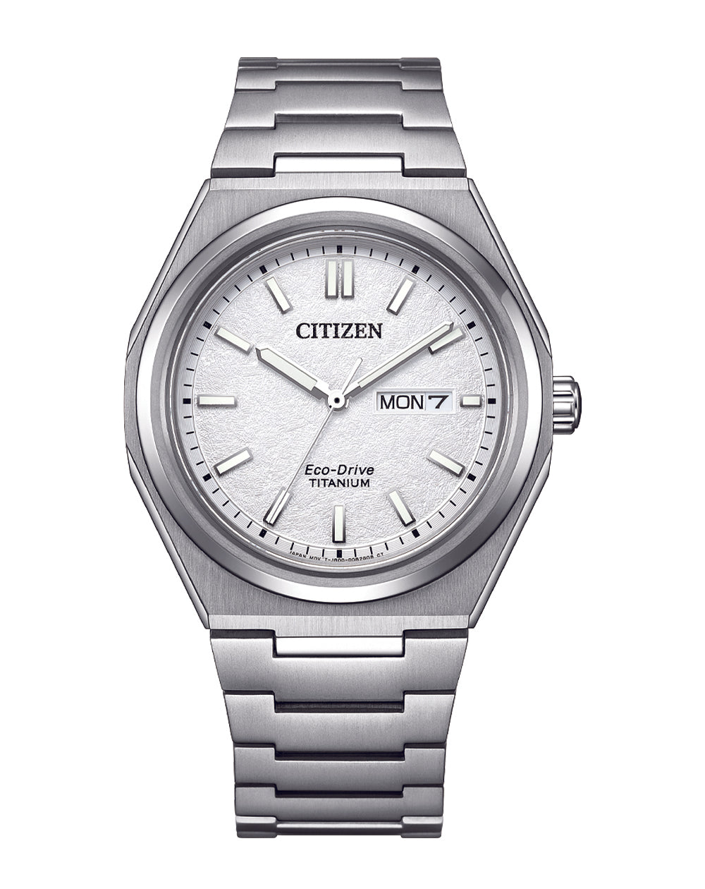 Citizen Zenshin Eco-Drive Super Titanium White Dial - AW0130-85A G-SHOCK 