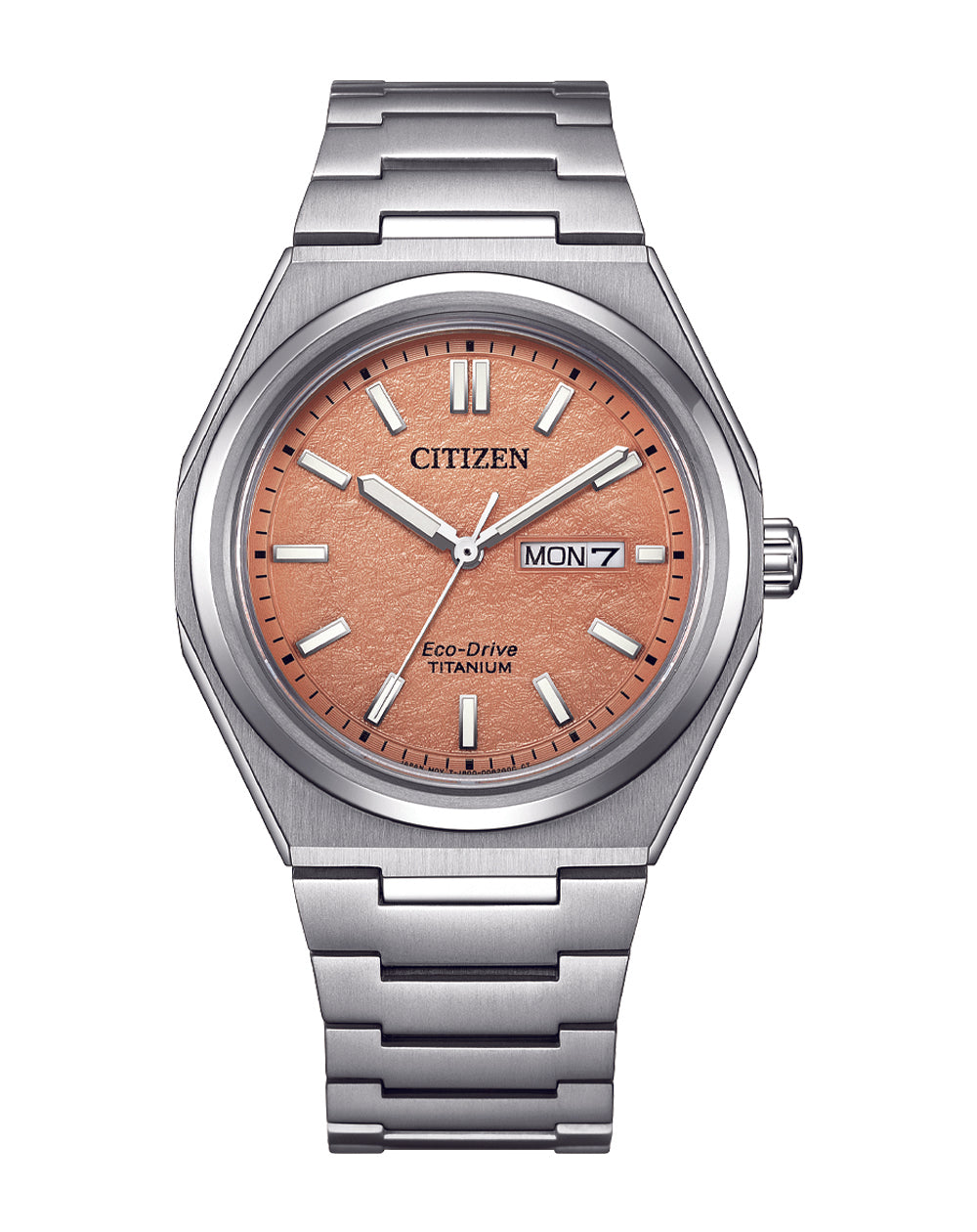 Citizen Zenshin Eco-Drive Super Titanium Orange Dial - AW0130-85Z G-SHOCK 