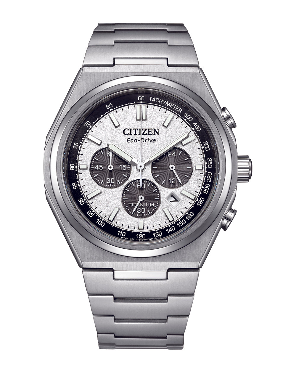 Citizen Zenshin Super Titanium Chronograph Silver Dial - CA4610-85A G-SHOCK 