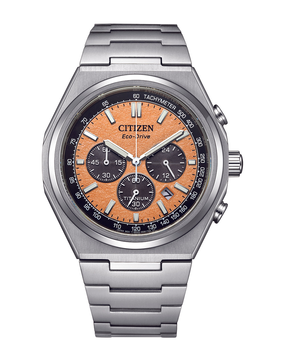 Citizen Zenshin Super Titanium Chronograph Salmon Dial - CA4610-85Z G-SHOCK 