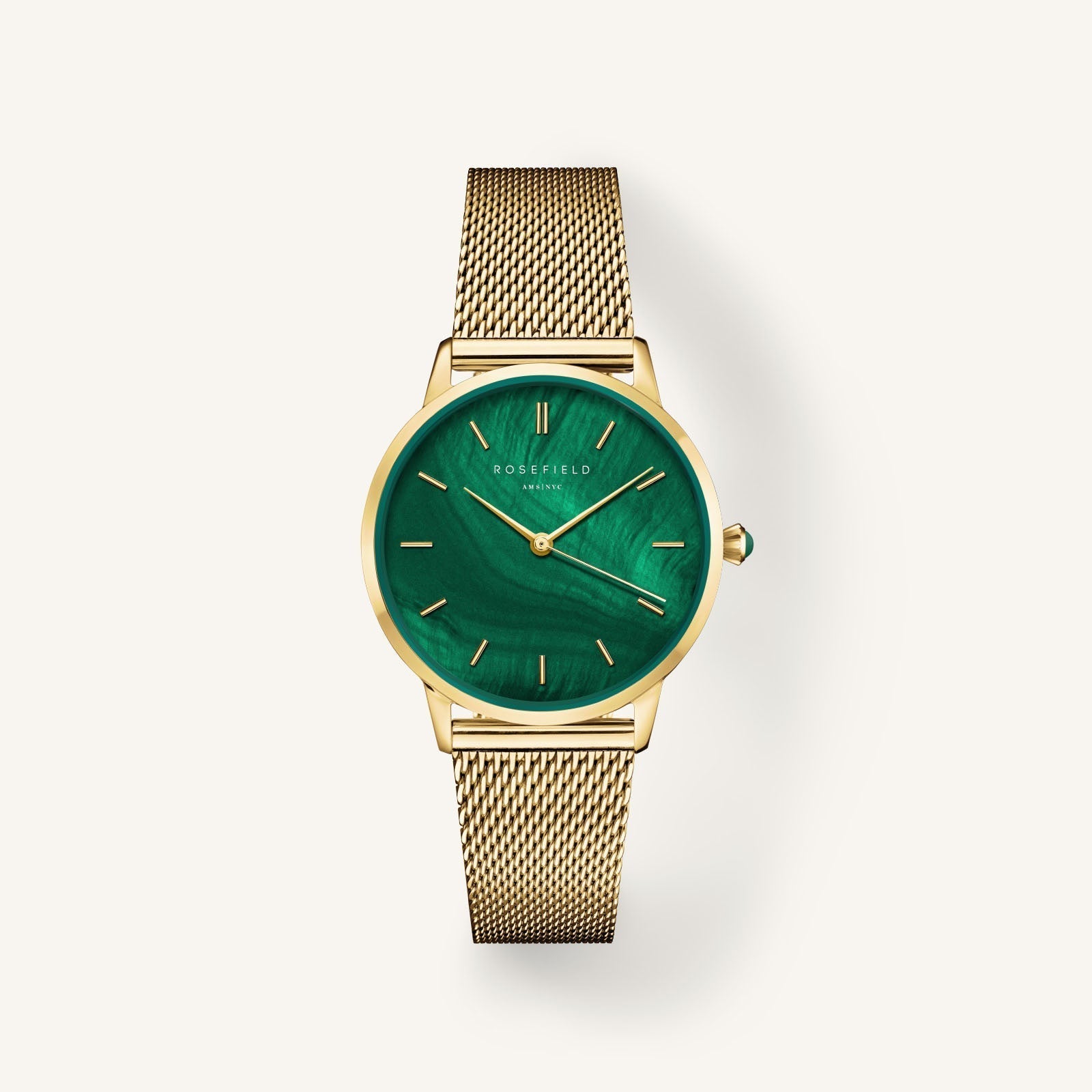 Rosefield Pearl Edit Emerald Mesh - PEGMG-R10 WATCH 