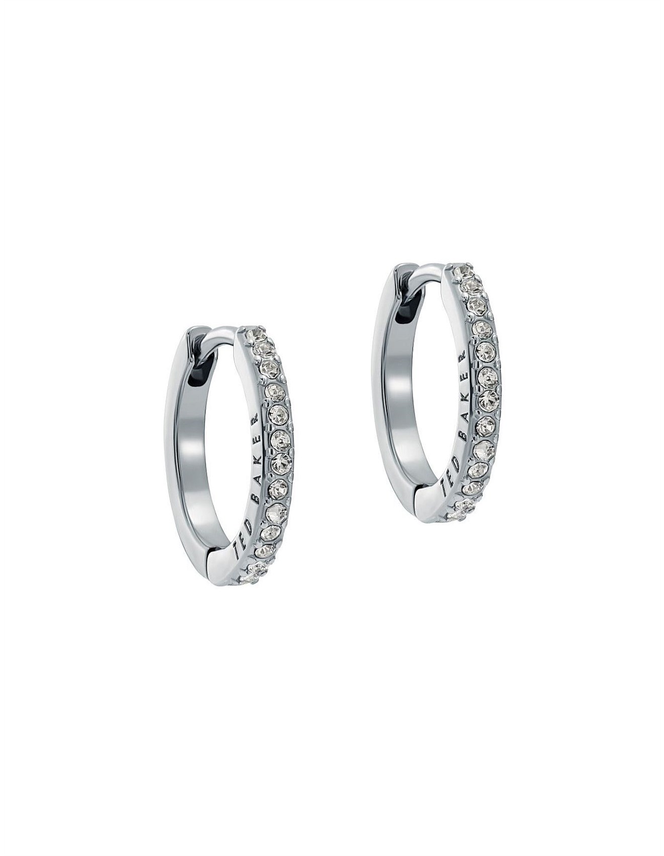 TED BAKER HEPLIE: Crystal Hoop Earrings (14mm)  - TBJ3749-01-02 CASIO 