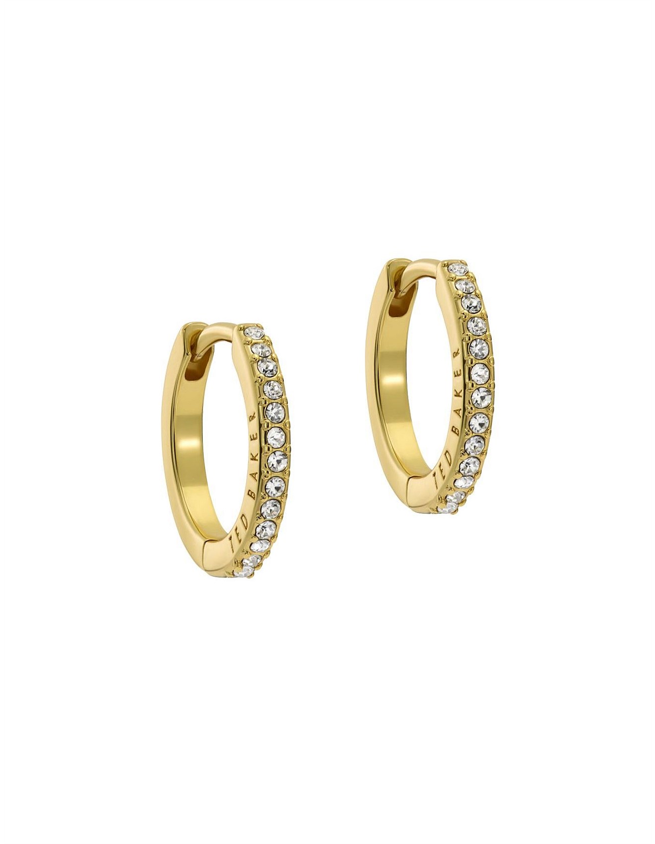 TED BAKER HEPLIE: Crystal Hoop Earrings (14mm) - TBJ3749-02-02 CASIO 