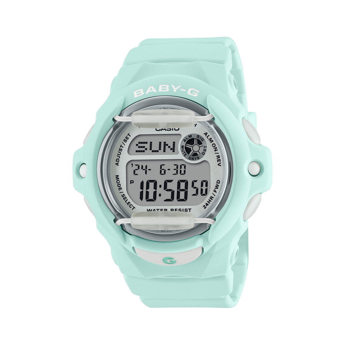 Casio Baby-G Green Case & Band 200m Wateproof - BG169U-3D Baby-g 