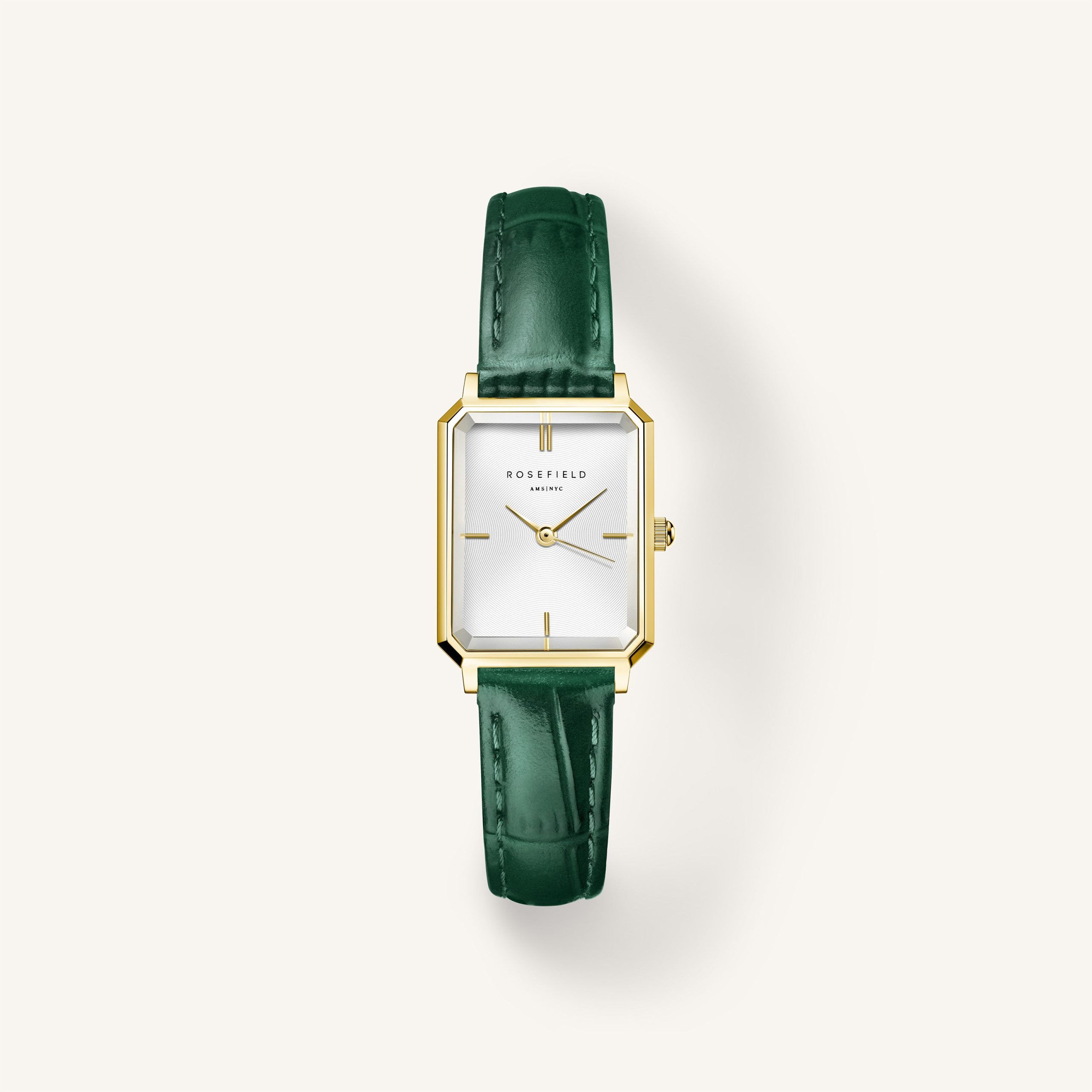 Rosefield Octagon XS Emerald Leather - OWGLG-O86 WATCH 