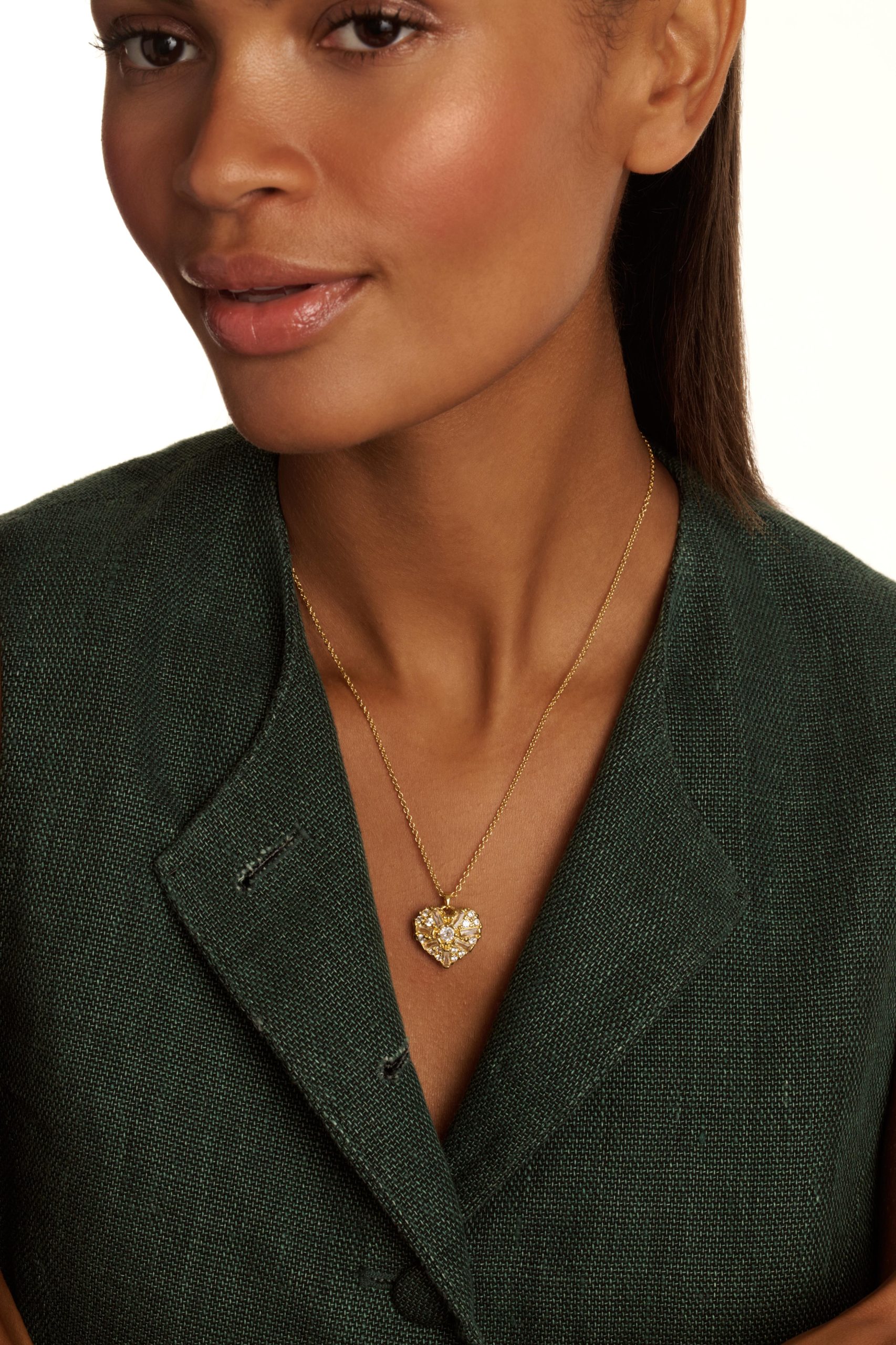 TED BAKER CHERISH Crystal Heart Locket Pendant Necklace - TBJ3981-02-02 CASIO 