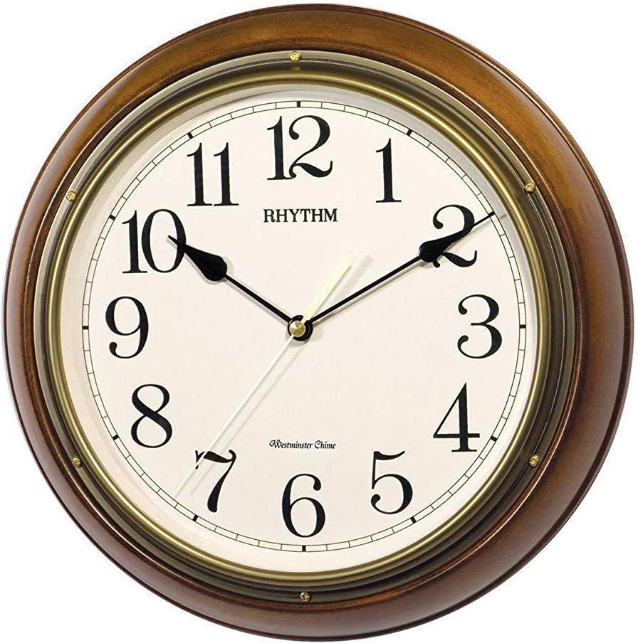 Rhythm 32cm Westminster Chiming Wall Clock - CMH722CR06 Seiko 